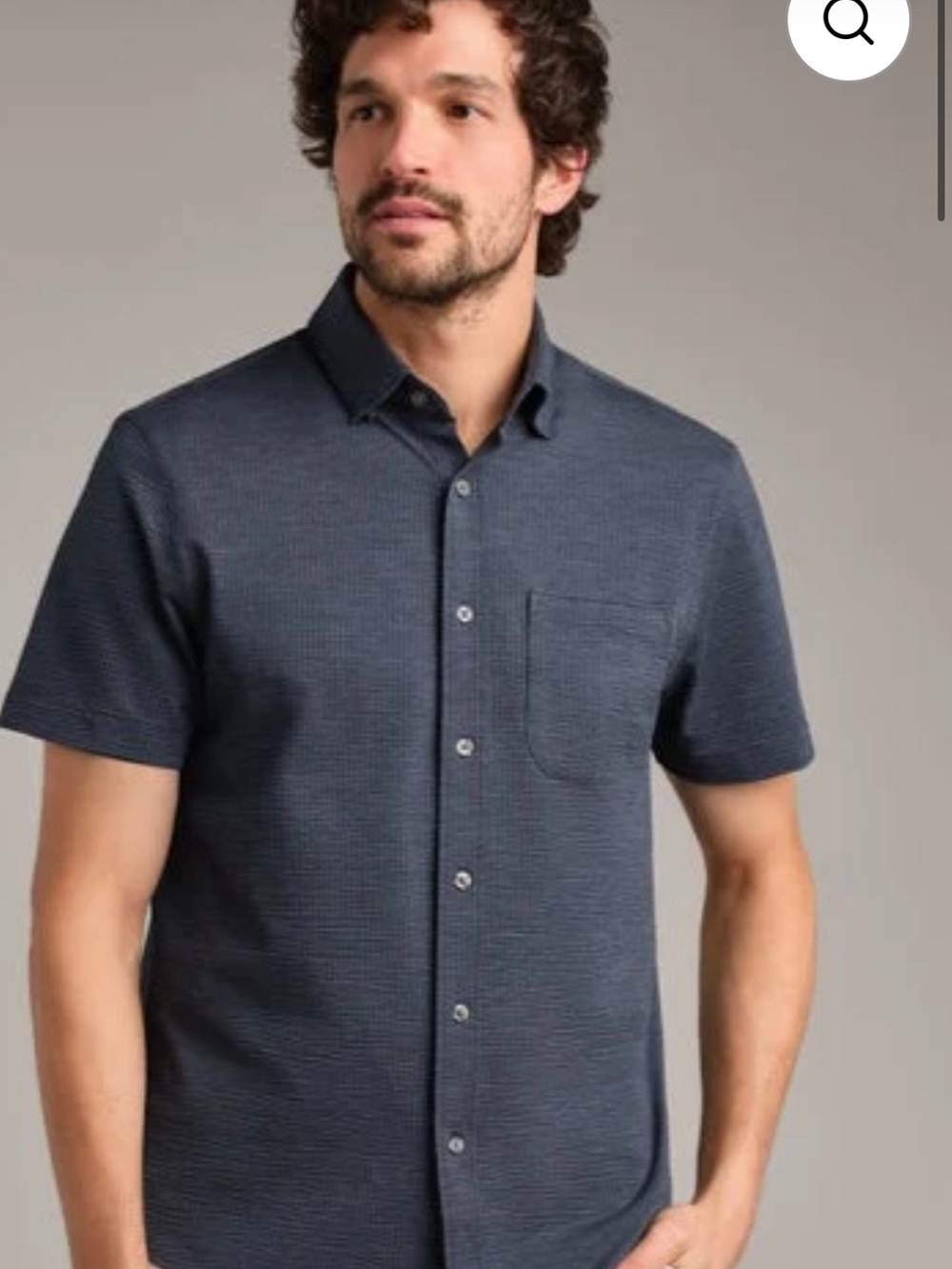 RHONE Men's Commuter Seersucker   Short-Sleeve Button-Down